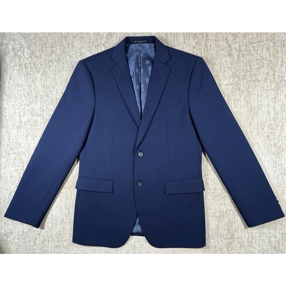 John Varvatos Star USA Signature Tailored Navy Blazer 38R